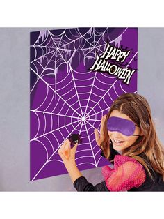 About this item
PIN THE SPIDER ON THE WEB PACKAGE INCLUDED: 1 PCS pin the spider on the web party game poster, 24PCS reusPable cute spiders, 1 PCS eye mask, 1 PCS pin the spider on the web party game instructions, 1 PCS spider game poster cover, 4 PCS dot glues.
LARGE HALLOWEEN SPIDER WEB POSTER: Bigger spider poster is 27.5 inches length and 21.3 inches width. Better than others'. High materials poster, could be used as Halloween home decoration, wall decorations, room decoration, Halloween themed birthday party games, Halloween party favors decorations and Halloween classroom decor.
EASY TO PLAY HALLOWEEN PARTY GAME: First, marking a line on the ground as the staring line. Second, kids select one lucky color from 24 pcs Halloween spiders. Third,wear the eye mask. Forth,try to pin the spi Halloween Classroom Decor, Games Halloween Party, Spider Poster, Halloween Party Games For Kids, Cute Spiders, Party Games Halloween, Spider Games, Web Games, Halloween Themed Birthday Party