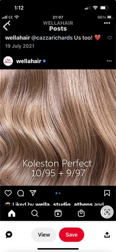 Medium Champagne Hair Color, Beige Blonde Wella Formula, Wella Koleston Color Chart, Wella Illumina Color Formulas, Champagne Hair Color, Beige Blonde Hair Color, Wella 8/43, Wella Nordic Blonde 12aa, Wella Koleston