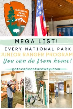 the national park junior ranger program is open for everyone to see and take photos with