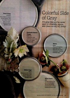 an article in the magazine shows different shades of gray and what they mean to be