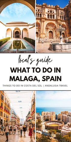 what to do in malaga, spain with text overlay