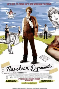 Dynamite Poster, Jon Heder, Posters Decor, Full Mon, Napoleon Dynamite, Posters Design, American Illustration, Movie Time, Movie Posters Design