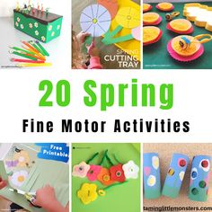 20 spring fine motor activities for kids