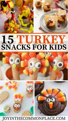 turkey snacks for kids to make and eat