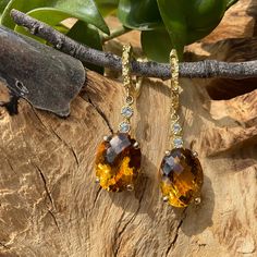 Sterling silver gold plated   citrine 28ct 49x14mm 9 grams Lemon Quartz Ring, Citrine Necklace, Peridot Ring, Quartz Ring, Etsy Earrings Dangle, Topaz Ring, Amethyst Ring, Handmade Sterling Silver, Opal Rings