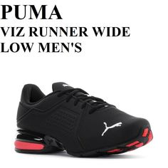 Find Puma Viz Runner Wide Low Lace-up Sports Sneakers Men Shoes Black Size 11.5 on eBay in the category Clothing, Shoes & Accessories>Men>Men's Shoes>Athletic Shoes. Sports Sneakers, Athletic Sneakers, Sport Sneakers, Shoes Black, Accessories Men, Shoes Athletic, Black Shoes, Athletic Shoes, Men's Shoes