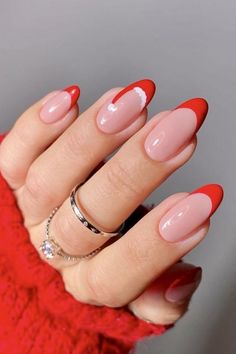 If you're looking for a new way to spice up your winter nails, then we have the perfect idea. Check out this blog post for all of our favorite winter nail designs that will transform Winter Nails Acrylic, Red Nail, Xmas Nails, Short Acrylic Nails