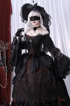 Romantic Gothic Fashion, Adam Frankenstein, Goth Prom Dresses, 2000s Dresses, Bone Dust, Vampire Dress, Floral Embroidery Dress, Dark Queen, Glamorous Outfits