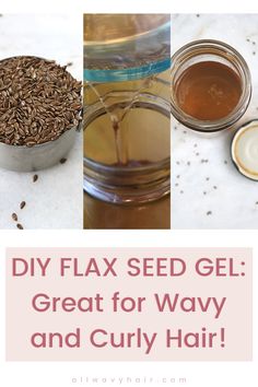 Flax Gel Recipe, Flax Seed Hair Mask, Flax Seed For Hair, Flax Seed Recipes For Hair, Flax Gel, Flax Seed Gel Recipe, Homemade Shampoo For Curly Hair, Flax Seeds For Hair Growth, Chia Seed Hair Gel