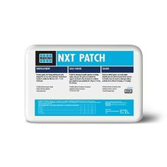 a bottle of nxt patch on a white background