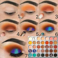 Jaclyn Hill palette eyeshadow tutorial Halo Eyeshadow, Morphe Eyeshadow Palette, Morphe Eyeshadow