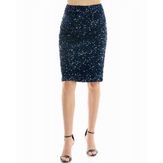 Thanks For Checking Out Our Fabulous Posh Closet!! All Of Our Items Are New With Tags! Never Worn Or Used <3 - Composition: 97% Polyster, 3% Spandex - Description: Show Off Just The Right Amount Of Skin In This Beautifuly Designed Midi Length Skirt. This Skirt Is A Luxurious Navy Piece Combining Sophistication And Sparkle. Made From 97% Polyester And 3% Spandex, It Offers A Flattering Fit. The Sequin Detailing Adds Glamour, And The Zip Closure At The Back Ensures Ease Of Wear. Hand Wash Cold, In Button Midi Skirt, Blue Midi Skirt, Black And White Beach, Midi Skirt With Pockets, Silk Midi Skirt, Elastic Waist Skirt, Satin Midi Skirt, Slip Skirt, Midi Length Skirts