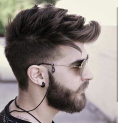 Hairstyle 😂 Perfect Beard, Beard Hairstyle, Short Beard, Spiky Hair, Men Haircut Styles, Beard Love, Beard Styles For Men