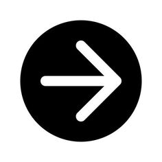 an arrow pointing to the right in a black circle