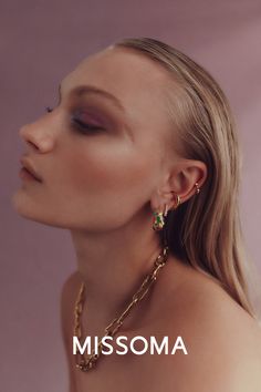 Make it molten with show-stopping sculptural shapes. Discover hoops and earrings, in silver or gold. Our best selling styles pair molten metals with hand-cut semi-precious gemstones. Medium Hoop Earrings, Gift Accessories, Precious Gemstones, Jewelry Branding