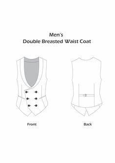 Waist Coat Men, Waistcoat Pattern, Pocket Square Styles, Double Breasted Vest, Double Breasted Waistcoat, Men's Waistcoat