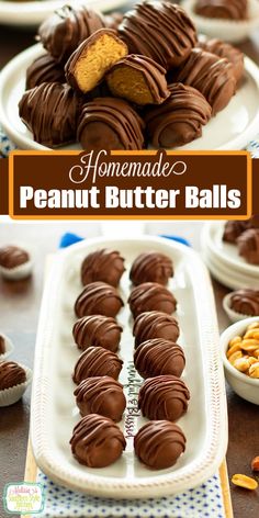 Peanut Butter Balls Peanut Butter Balls Pioneer Woman, Homemade Peanut Butter Balls, Chocolate Peanut Butter Balls Recipe, Butter Dish Ideas, Butter Finger Balls, Peanut Butter Balls With Rice Krispies, Peanut Butter Balls Christmas, Best Peanut Butter Balls, Easy Peanut Butter Balls