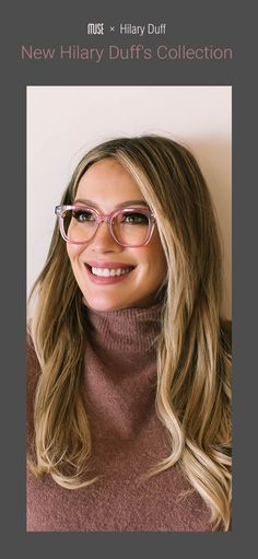 Hilary Duff Eyeglasses, Hair Grey Blending, Gray Hair Wigs, Hilary Duff Hair, Grey Blending, Grey Hair Wig, Glasses Collection, Hair Anime, Bandana Hairstyles