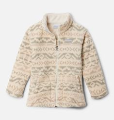 Keep them comfortable all season long in this soft fleece jacket featuring fun patterns, comfort stretch fabric, and plenty of pockets for their little treasures. Columbia Girls, Fun Patterns, Columbia Jacket, Columbia Sportswear, Friday Sale, Fit Inspo, Cool Patterns, Black Friday Sale, Christmas List