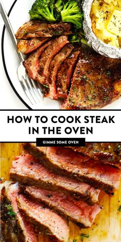 how to cook steak in the oven