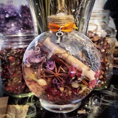 Witch Ball Ingredients, Diy Witch Balls How To Make, Witches Ball Diy How To Make, Witch Balls Protection Diy, Home Protection Witchcraft, Yule Witch Ball