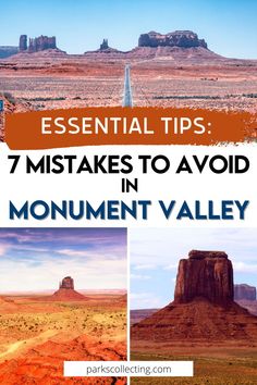 the monument in monument valley with text overlaying it