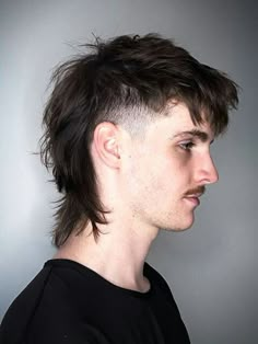 Punk Mullet, Hairstyles For Teenage Guys, Male Haircuts Curly, Short Mullet, Monochrome Makeup Look, Mullet Haircut, Punk Hair, Stylish Haircuts