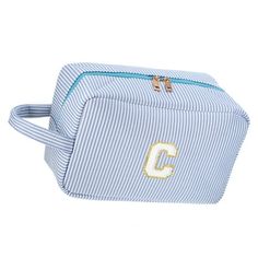 This cosmetic bag is spacious and designed with multiple compartments to keep your cosmetics organized. Good for storing everything you use every day. This makeup bag features unique stitched chenille letters that won't fall off easily. You can choose your initials or other letters with special meaning as decoration. This personalized initial cute cosmetic bag is suitable for mother, wife, female friend, or teacher gift, the personalized lettering design can express your care and love. The compa Makeup Bag Organizer, Organizer Makeup, Travel Makeup Bag, Makeup Bag Organization, Bag Organizer, Makeup Box, Letter C, Cosmetic Organizer, Female Friends