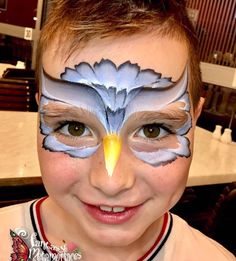 Owl Face Paint, Bear Face Paint, Animal Face Paintings, Paint Board, Eagle Face, Face Paint Kit, Face Paints, Face Art Makeup