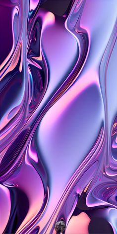 an abstract purple and blue background with wavy lines on the bottom half of the image