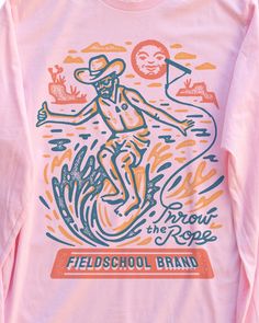 This Throw The Rope collab tee is perfect for wake surfing enthusiasts. Although we wear more caps than anything, the cowboy hat felt right as a shout-out to our Texas roots. It’s the perfect tee for those of you who love to ride the wave and throw the rope. Plus, it's perfect for relaxing on the boat, soaking in the sun, and enjoying the thrill of the surf. Classic unisex jersey t-shirt The comfort of a well-loved favorite Timeless crew neck design Super-soft 100% Airlume combed and ring-spun cotton Contemporary, looser fit Constructed by Bella + Canvas Wake Surfing, Ride The Wave, Surf Tee, Surf Shirt, Lake Powell, Surf Tshirt, The Cowboy, The Wave