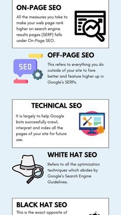 an info sheet describing the different types of web pages and how they are used to create them