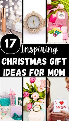 christmas gift ideas for mom with text overlaying the top and bottom right corner