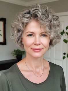 Women Over 50 Hairstyles, Hairstyle For Women Over 50, Over 50 Hairstyles, Age With Grace, Short Wavy Haircuts, 50 Hairstyles, Permed Hair, Hairstyle For Women