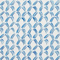 an abstract blue and white background with wavy lines in the shape of fish scale shapes