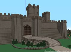 an image of a castle made out of lego blocks