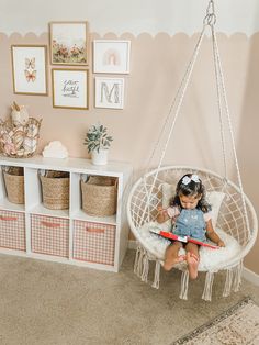 Toddler Girl Room Organization Ideas, Bedroom Ideas For Girl Rooms, Baby Girls Room Decorating Ideas, One Year Old Room Ideas Girl, Baby Girl Playroom Ideas, Toddler Girl Bedroom Paint Ideas, Girl Toddler Room Ideas, Small Toddler Room Girl, Girls Toy Room