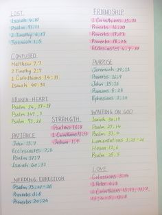 an open notebook with the names and dates of different groups of people written in bright colors