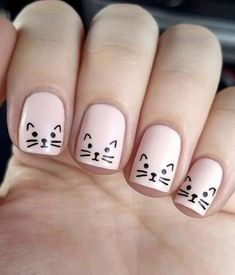 nail fall nail winter nail fall nail 2022 nail design acrylic nail winter nail 2022 fall nail design nail acrylic nail ideas red nail trendy nail Cat Nail Designs, Cat Nail Art, Nail Art For Kids, Nail Art Designs Images, Unghie Nail Art, Cat Nail, Asian Nails, Nail Art For Beginners, Cute Nail Art Designs