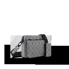 LOUIS VUITTON® - Trio Messenger - Anthracite Grey Louis Vuitton Mens Bags, Louis Vuitton Mens Bag Louis Vuitton Official, Louis Vuitton Man Bag, Men Designer Bag, Louis Vuitton Bag Men, Boy Handbag, Louis Vuitton Trio Messenger, Mens Designer Bag, Louis Vuitton Taschen