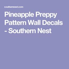 the elephant prepy pattern wall decals southern nest is shown in white on a purple background