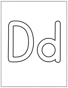 the letter d is for dad coloring page