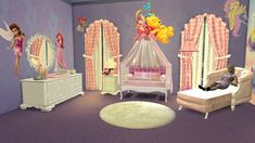 sims 4 cc (custom content) nursery furniture set Crib Sims 4, Sweet Dreams Nursery, Twin Cribs, Crib Pillows, Sims 4 Cc Download, Sims 4 Studio, My Sims, Colonial Style Homes