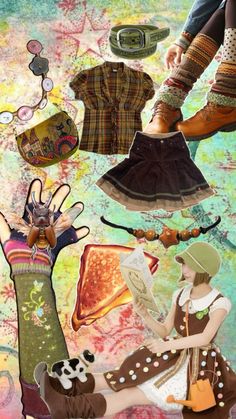 Quirky Fashion Vintage, Twee Outfits, Eccentric Outfits, Granny Cardigan, Boy Problems, Creepypasta Oc, Earthy Style, Grandma Fashion, Indie Y2k