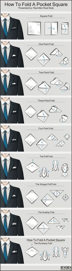 Suits And Ties, Pocket Square Folds, Real Men Real Style, How To Fold, Men Stylish Dress, Mens Style Guide, Fashion Suits For Men, Men Style Tips, Mens Fashion Suits