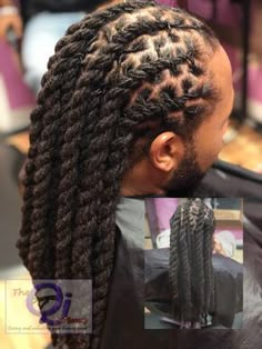 Loc Styles For Men Braids, Black Hairstyles Men, Loc Hairstyles For Men, Loc Styles For Men, Dread Styles, Mens Dreads