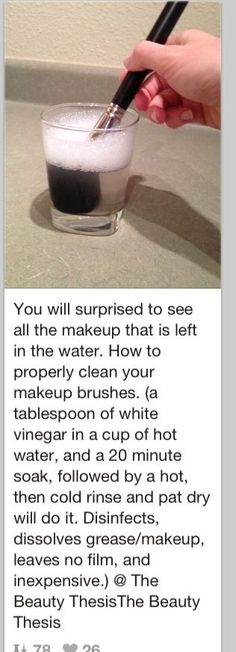 Diy Makeup Brush Cleaner, Clean Makeup Brushes, Diy Makeup Brush, Drag Make-up, Make Up Tutorials, Makeup Tip, Shadow Makeup, Smink Inspiration, Make Up Brush