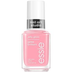 get the jelly nails look easily at home. sheer enough for a juicy glaze, opaque enough for luscious coverage. available in fun and unexpected shades from neutrals to brighter hues. endless possibilities: wear alone for a sheer wash of color, layer for a luscious milky-glaze top coat or use multiple shades to design a custom look. essie’s exclusive easy glide brush coats nails for quick, streak-free, even and professional application at home. apply one to two coats for a sheer wash of color, cont Jelly Gloss, Summer Pedicure Colors, Sheer Nail Polish, Jelly Nail Polish, America Nails, Sheer Nails, Essie Nail Colors, Essie Polish, Jelly Nail