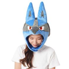 PRICES MAY VARY. Officially licensed Pokémon Lucario Kigurumi Hat produced by the original Japanese brand SAZAC: Don’t fall for copycat imitations! SAZAC is Japan’s most successful Kigurumi manufacturer, unmatched in both quality and design. Our cap feature symmetrical faces, professional stitching, thicker fabric and rich, vibrant colors. Warm your head with Lucario: This cute fluffy hat is specifically designed with ear flaps to warm your ears and they can be together under the chin to make a Halloween Costume Adult, Perfect Halloween Costume, Pokemon Jewelry, Fluffy Hat, Pokemon Hat, Lucario Pokemon, Pokemon Costumes, Pokemon Blue, Pokemon Party