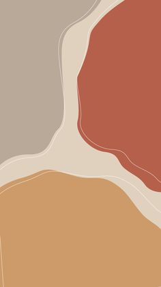 an abstract painting with different shades of brown, beige and tan colors on the wall